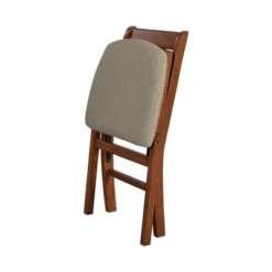 Set Of 2 Stakmore Folding Chair With Blush Seat - Brown -Baxton Home Shop GUEST 3cedee47 e178 4706 8f96 237c3caddc2e