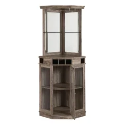Home Source Corner Bar Unit Charcoal -Baxton Home Shop GUEST 3d49dbe3 ef87 4f83 9573 4ed17695ca79