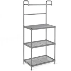 Costway 4-Tier Baker's Rack Microwave Oven Stand Shelves Kitchen Storage Rack Organizer -Baxton Home Shop GUEST 3d71fa2c fb5b 4f7f 9978 6a05a73ebdee