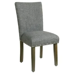 Set Of 2 Classic Parsons Chair With Nailhead Trim - Homepop -Baxton Home Shop GUEST 3de31ee4 61cd 4691 9381 35b2a0477022