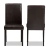 Set Of 2 Mia Modern And Contemporary Faux Leather Upholstered Dining Chairs Dark Brown - Baxton Studio 2 Set Of 2 Mia Modern And Contemporary Faux Leather Upholstered Dining Chairs Dark Brown - Baxton Studio -Baxton Home Shop GUEST 3e2c85df a4a6 44e3 82d0 92ae84f88d8b
