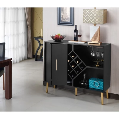 Miko Wine Cabinet Galaxy Black - HOMES: Inside + Out 7 Miko Wine Cabinet Galaxy Black - HOMES: Inside + Out - Image 5