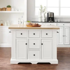 Julia Wood Top Kitchen Island - Crosley -Baxton Home Shop GUEST 3f95b9f1 0b26 401c b8dc ed1bc2ebd22e