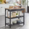 Rubin Kitchen 2-Tier Cart - Buylateral -Baxton Home Shop GUEST 4092b1ad 5039 4faf 94c4 74f4d866f25b
