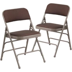 Flash Furniture 2 Pack HERCULES Series Curved Triple Braced & Double Hinged Fabric Upholstered Metal Folding Chair -Baxton Home Shop GUEST 41185087 a619 4d91 8db7 52865e61bdd7 1