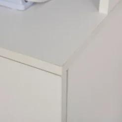 HOMCOM Freestanding Kitchen Pantry, Buffet With Hutch Storage Organizer With 2 Door Cabinets, 3 Drawers And Open Countertop, Adjustable Shelf, White 15 HOMCOM Freestanding Kitchen Pantry, Buffet With Hutch Storage Organizer With 2 Door Cabinets, 3 Drawers And Open Countertop, Adjustable Shelf, White -Baxton Home Shop GUEST 41b77806 d5e6 4ac2 8010 633fe73cf361