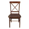 Set Of 2 X Back Chairs With Solid Wood Seats Espresso - International Concepts -Baxton Home Shop GUEST 425ed313 f599 4c4e 84c0 70eaef4a82e5