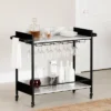 City Life Bar Cart With Wine Glass Rack - South Shore -Baxton Home Shop GUEST 436c8087 f0b7 4285 bba4 f03bf708e893