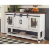 Valebeck Dining Server White/Brown/Beige - Signature Design By Ashley -Baxton Home Shop GUEST 4395dd49 eb06 4c1b 93ad eaae0eff1833