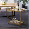 Contemporary Metal Bar Cart Gold - Olivia & May -Baxton Home Shop GUEST 43fafc1e d139 438f 9e19 9739bee7c45f