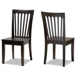 2pc Minette Wood Dining Chair Set - Baxton Studio -Baxton Home Shop GUEST 445864cd 5c7f 496d ad9e 3b070a14a13e