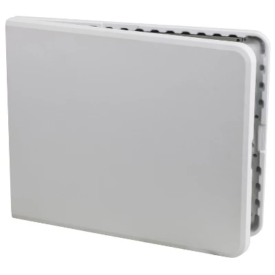 Emma And Oliver 6-Foot Bi-Fold Granite White Plastic Folding Table With Carrying Handle 5 Emma And Oliver 6-Foot Bi-Fold Granite White Plastic Folding Table With Carrying Handle - Image 3