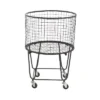 Industrial Metal Storage Cart Round Black CosmoLiving By Cosmopolitan -Baxton Home Shop GUEST 44dfdbd8 9468 465b bd8c 3084ce99a959