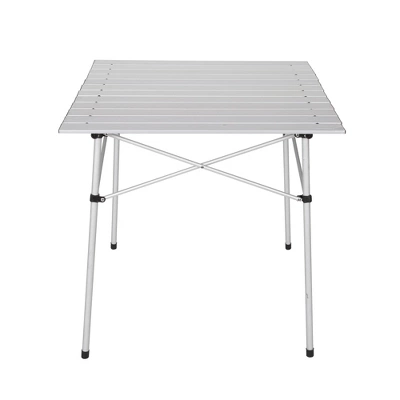 Stansport Aluminum Folding Slat Table 27" X 27" 3 Stansport Aluminum Folding Slat Table 27" X 27"