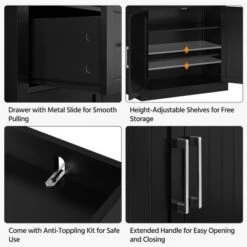 Yaheetech 72.5" H Kitchen Pantry Cabinet With Adjustable Shelves For Kitchen, Dining Room -Baxton Home Shop GUEST 45a1ebf4 b2d8 42cd ba61 3db8b42c0353