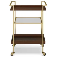 Moyer Bar Cart Cognac - WyndenHall -Baxton Home Shop GUEST 45c16204 cdad 491f b3ac eaef7a62b2a6