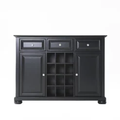 Alexandria Sideboard Cabinet With Wine Storage Black - Crosley 17 Alexandria Sideboard Cabinet With Wine Storage Black - Crosley -Baxton Home Shop GUEST 4661119c 2b06 40a7 8c43 c1922871ca24