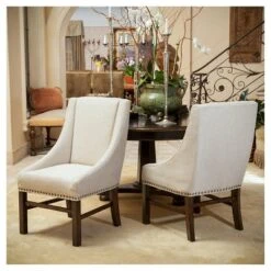Set Of 2 James Dining Chair Set Natural - Christopher Knight Home -Baxton Home Shop GUEST 46e62368 69f7 4d60 9f65 b674bb16582c