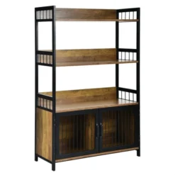 Costway 3-Tier Baker's Rack Industrial Kitchen Microwave Oven Stand W/Storage Cabinet 19 Costway 3-Tier Baker's Rack Industrial Kitchen Microwave Oven Stand W/Storage Cabinet -Baxton Home Shop GUEST 47d3a288 3a6e 412c bb93 8ee7ae7009f8