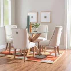 Set Of 2 Axbridge Side Chairs - Powell -Baxton Home Shop GUEST 484a6d3f 762e 4b9f 9c0d 42f3b91408f2