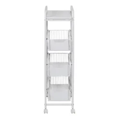 Honey-Can-Do 4 Tier Slim Cart With Pull-Out Baskets -Baxton Home Shop GUEST 48d2965a a8ea 47d8 a601 8e02e353bce7
