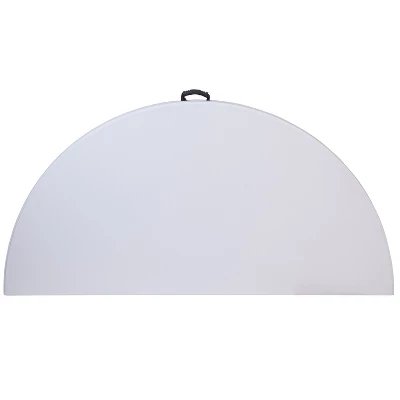 Flash Furniture 5.89-Foot Round Bi-Fold Granite White Plastic Banquet And Event Folding Table With Carrying Handle 5 Flash Furniture 5.89-Foot Round Bi-Fold Granite White Plastic Banquet And Event Folding Table With Carrying Handle - Image 3