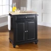 Cambridge Wood Top Portable Kitchen Island/Cart Black/Natural - Crosley -Baxton Home Shop GUEST 4a5c4883 c7eb 40c0 823b 951c3d1ba159