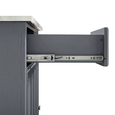 Avery Kitchen Island Gray - Crosley 13 Avery Kitchen Island Gray - Crosley - Image 11