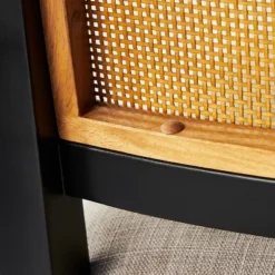 Oak Park Cane Dining Chair Black - Threshold™ Designed With Studio McGee -Baxton Home Shop GUEST 4ca1798d 6731 4e02 845c cc860fdce5f8