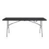 Plastic Development Group Durable 6 Foot Folding Multipurpose Banquet Table With Secure Base For Indoor And Outdoor Events, Black -Baxton Home Shop GUEST 4cb89909 9d30 4034 ad08 3f1d5d3efaaa