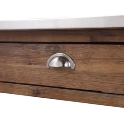 Sonoma Kitchen Cart With Stainless Steel Top Wire Brush Barnwood Brown - Boraam 14 Sonoma Kitchen Cart With Stainless Steel Top Wire Brush Barnwood Brown - Boraam -Baxton Home Shop GUEST 4d9d5022 ad31 4d2d 8d38 688f72882908