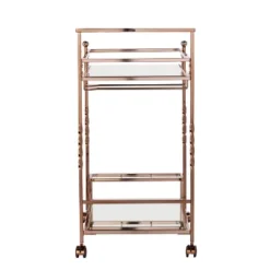 Iverson Metal Mirrored Bar Cart - Aiden Lane -Baxton Home Shop GUEST 4df2cf59 ded1 4153 9ea3 5247865d2ec2