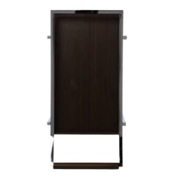 Oneots Rolling Bar Cart Brown/Chrome - Aiden Lane -Baxton Home Shop GUEST 4f20813c d479 4b3a adb2 b3cf7fa5498d