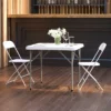 Flash Furniture 2.85-Foot Square Granite White Plastic Folding Table 1 Flash Furniture 2.85-Foot Square Granite White Plastic Folding Table -Baxton Home Shop GUEST 4f4dc5ad 9bdf 4b41 8caf edc29411380a
