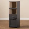Fabian Oak Finished Kitchen Cabinet With Roll Out Compartment Dark Gray/Brown - Baxton Studio -Baxton Home Shop GUEST 4f8ccd26 3017 4fd6 a13f bf31836df14b