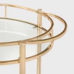 Devin Oval Metal Bar Cart Bright Gold - Lifestorey -Baxton Home Shop GUEST 4f8f9f69 6fa4 459f b58e 9b1e4520db3e