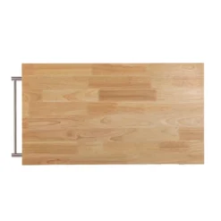 Lostry Kitchen Island With Storage Gray/Natural - Aiden Lane -Baxton Home Shop GUEST 50494ebd 8b1f 4da7 96de a7249d760969