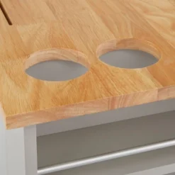 Lima Kitchen Cart Gray - Buylateral -Baxton Home Shop GUEST 50ef108f a7ff 4137 aaed 80e09fa30cc9