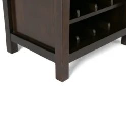 Franklin High Storage Wine Rack Cabinet - WyndenHall -Baxton Home Shop GUEST 51468ea2 bb76 471e 8261 7cd81377df97