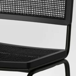 Errol Cane And Wood Dining Chair With Metal Legs Black - Threshold™ -Baxton Home Shop GUEST 5279fd2d 6540 4b0a 9d4f b9e7a5700f6d