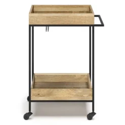 Trellis Bar Cart Natural - WyndenHall -Baxton Home Shop GUEST 531d01e7 2833 4d29 b46a 05311a5e5511