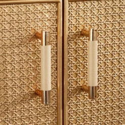 Lati Rattan Door Buffet Antique White/Natural - Buylateral -Baxton Home Shop GUEST 533fc091 a898 4831 9f97 326cf091e08d