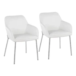 Set Of 2 Daniella Dining Chairs - LumiSource -Baxton Home Shop GUEST 5507a873 5f33 42f0 a6d2 2eddfbb51ba2