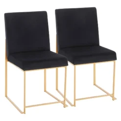Set Of 2 High Back Fuji Contemporary Dining Chairs - LumiSource -Baxton Home Shop GUEST 558a7c33 5568 40c2 ad95 83bad9851f8c
