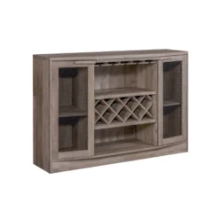 Bar Cabinet With Two Curved Glass Doors - Home Source -Baxton Home Shop GUEST 56810b40 c05e 4c7f 88ef 66a5c65c7e03