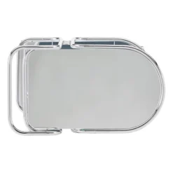 Bedford Chrome Finish Round Edge Bar Cart Silver - Inspire Q -Baxton Home Shop GUEST 577c4e71 d8a1 421e adf0 a20d838894a1