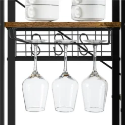 Yaheetech 71"H Large Baker's Rack With Hutch And Wine Rack -Baxton Home Shop GUEST 57f9bbfc 400f 4d0c a73c f48f8a469e87