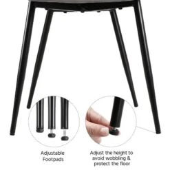 Yaheetech Set Of 2 Dining Kitchen Chairs With Backrest For Kitchen, Gray 9 Yaheetech Set Of 2 Dining Kitchen Chairs With Backrest For Kitchen, Gray -Baxton Home Shop GUEST 585f2570 165e 4162 8e1d 05e5fe152ac3