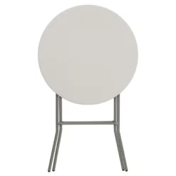 Emma And Oliver 2.63-Foot Round Granite White Plastic Bar Height Folding Event Table -Baxton Home Shop GUEST 588c4374 f0bd 4047 93e4 319594de7012