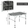 Costway Folding Grill Table For Camping Lightweight Aluminum Metal Grill Stand Table -Baxton Home Shop GUEST 59eb4550 dcad 4ec3 aa09 363ddd694ce5